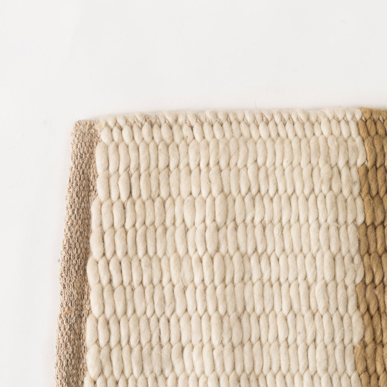 Rectangle P Rug ラグマット 130×190 ラグ ウール コットン ポリエステル 防ダニ・抗菌防臭・防炎機能 ホットカーペット 床暖房 インテリア インテリア雑貨