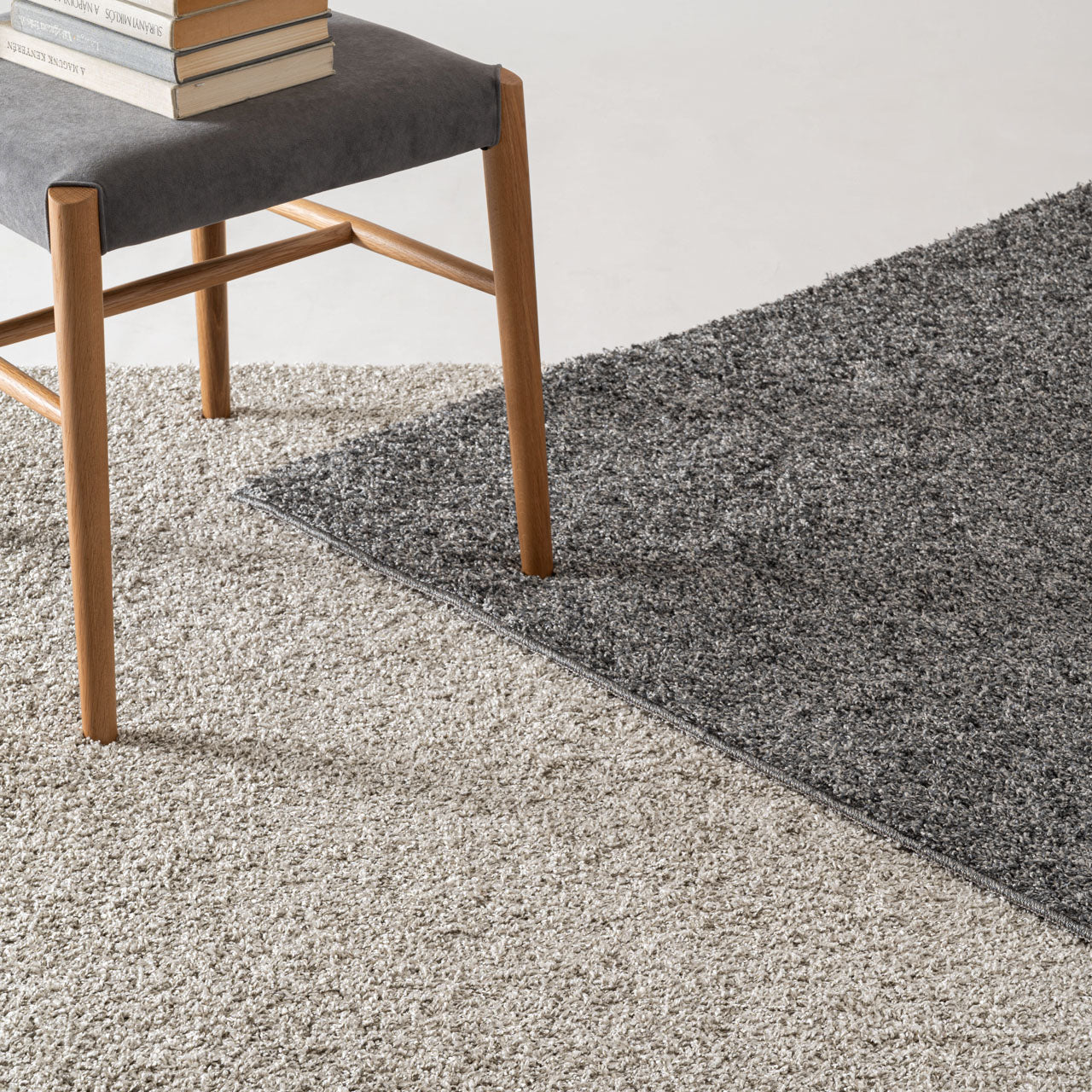 Rectangle W Rug ラグマット 130×190 スクエアラグ ラグ ショートシャギー ポリエステル 防ダニ・抗菌防臭・防炎機能 ホットカーペット 床暖房 インテリア インテリア雑貨