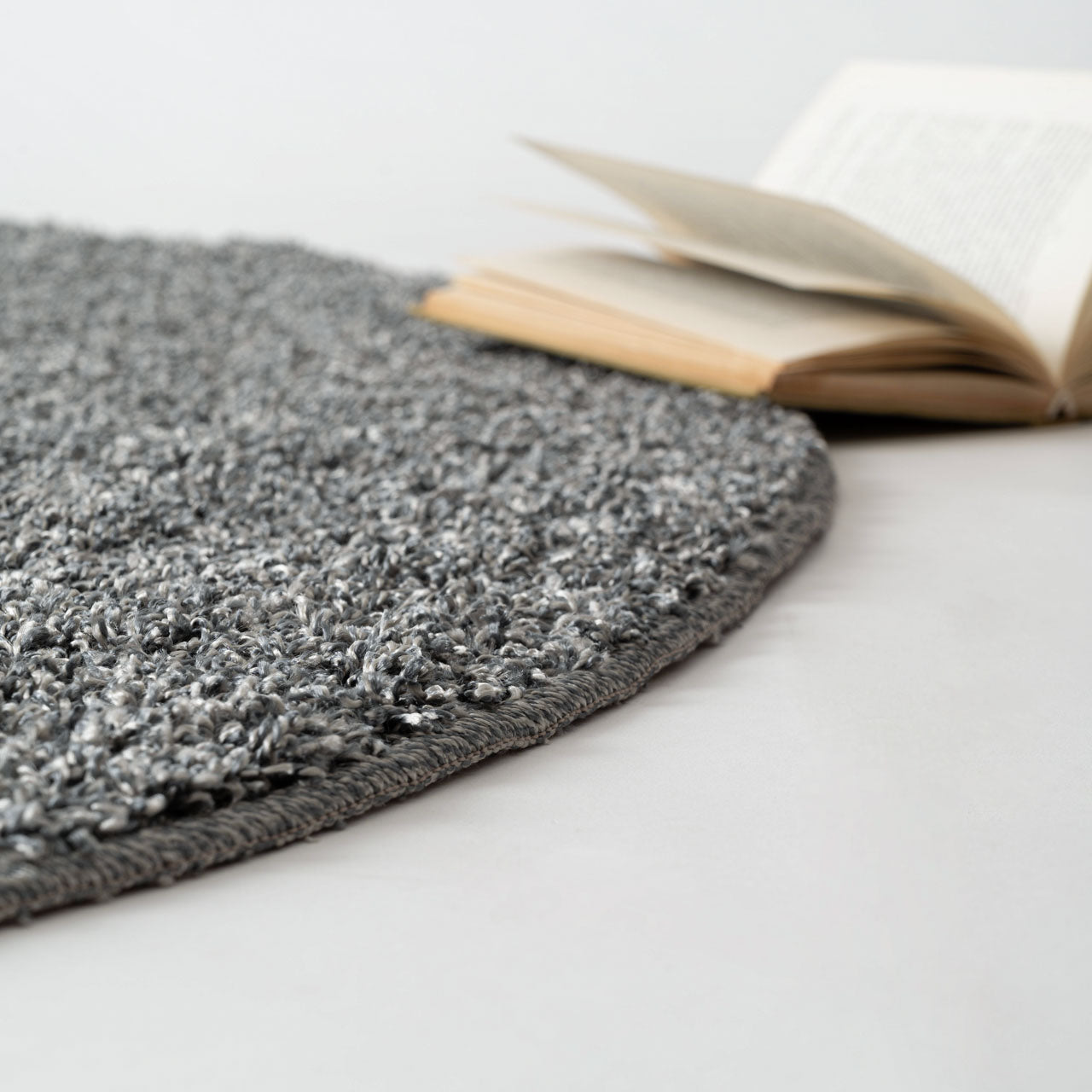 Round W Rug ラグマット 160×160 丸ラグ ラウンドラグ ラグ ショートシャギー ポリエステル 防ダニ・抗菌防臭・防炎機能 ホットカーペット 床暖房 インテリア インテリア雑貨