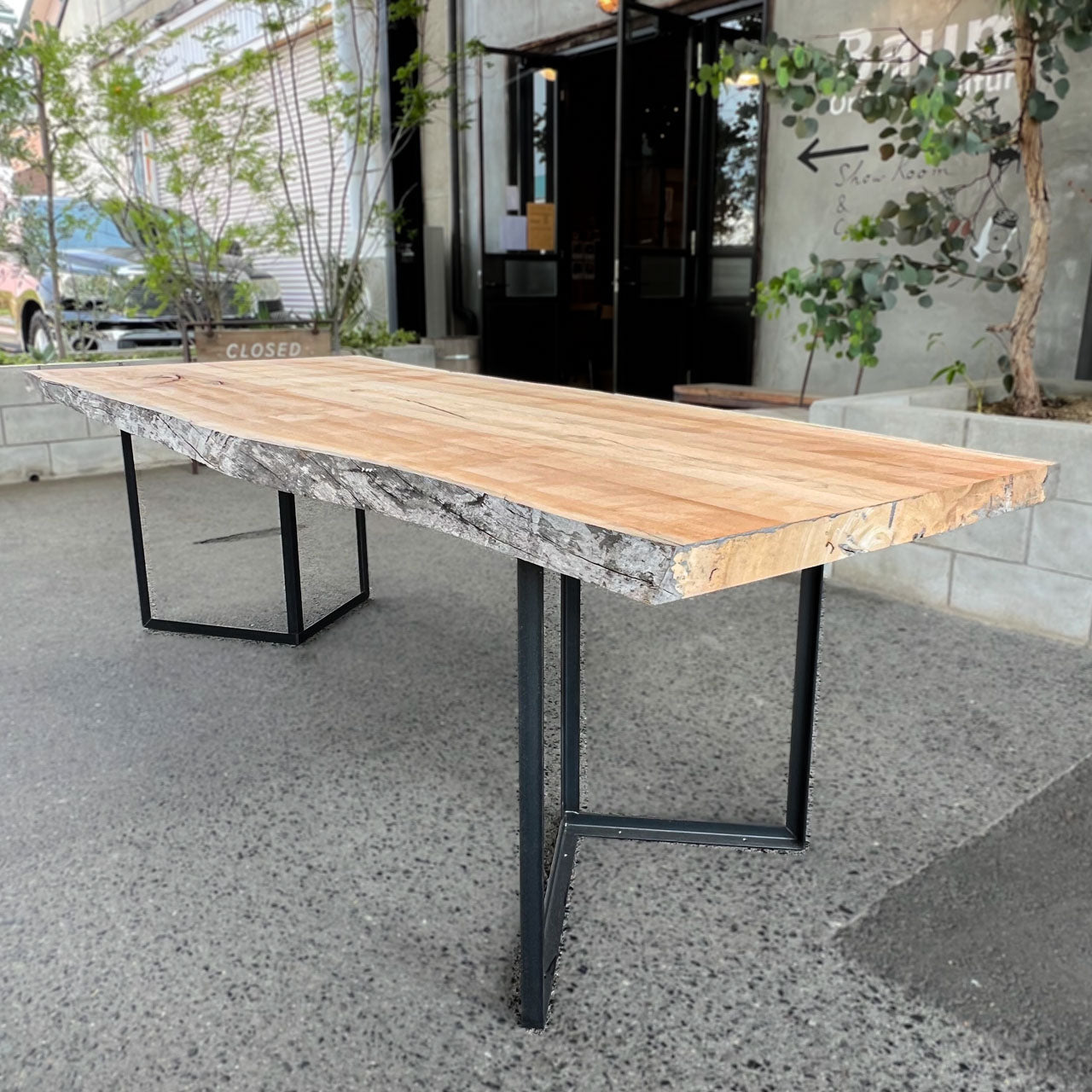 無垢一枚板 椨(タブ)《TB-132》W2350/未仕上げ品