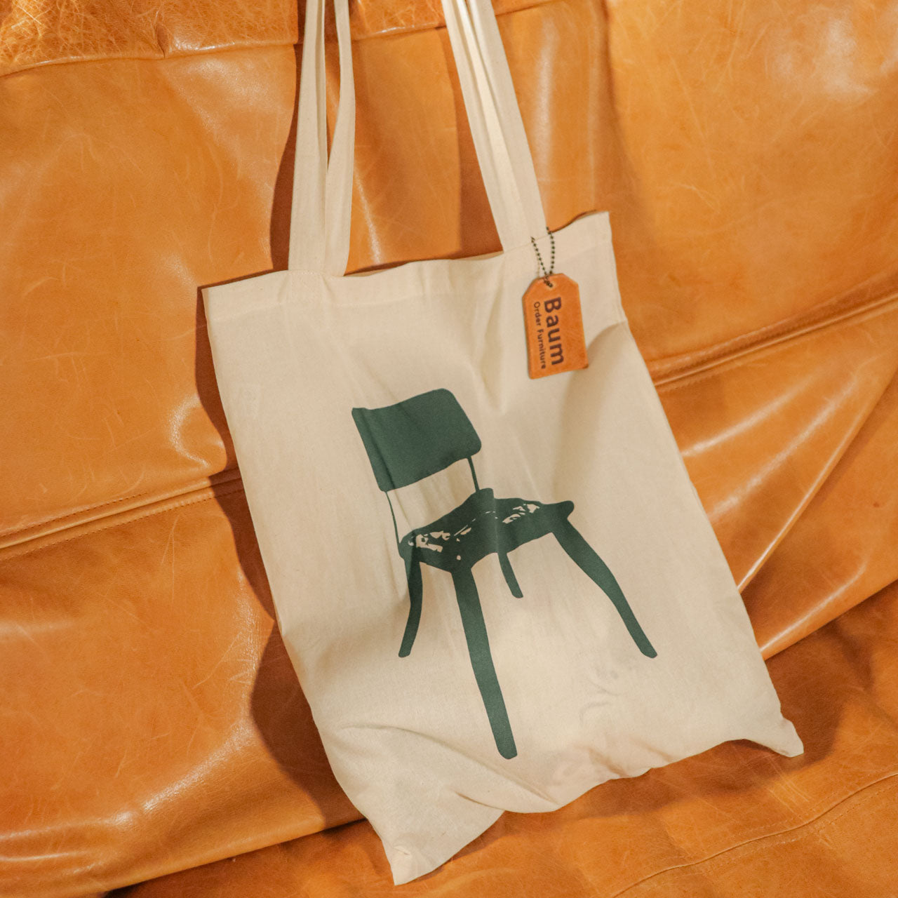 Leather Tag Cushion