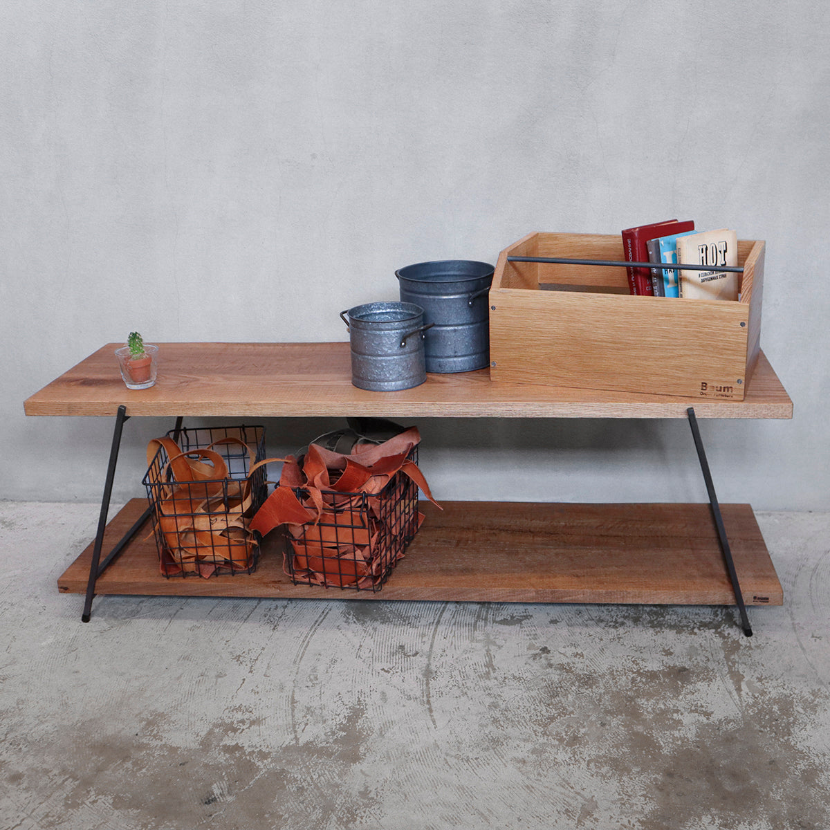 TVボード、テレビボード、2段シェルフ、ラダーシェルフ