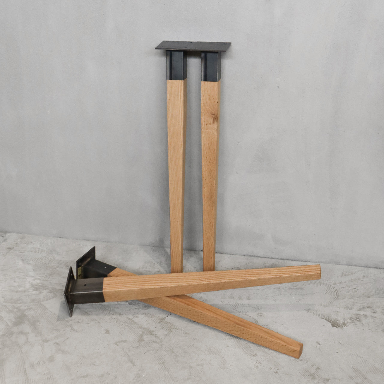 無垢デスク脚 テーブル脚