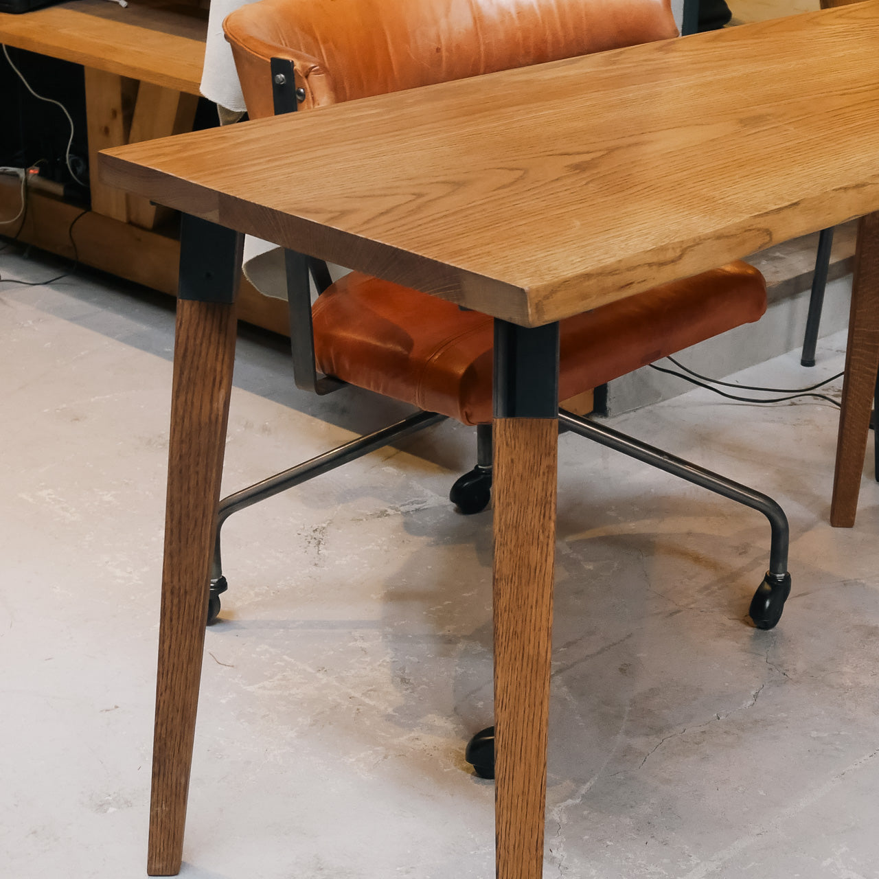 無垢デスク脚 テーブル脚