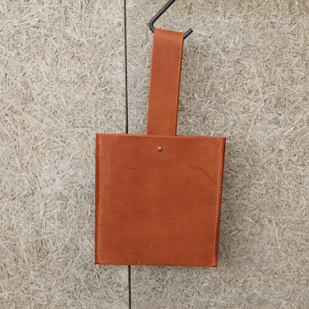 Leather One Handle Bag