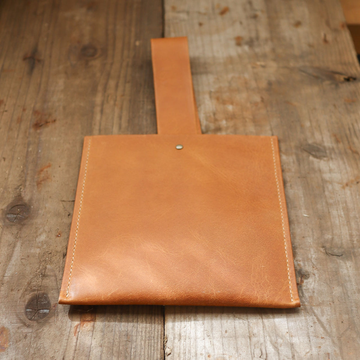 Leather One Handle Bag