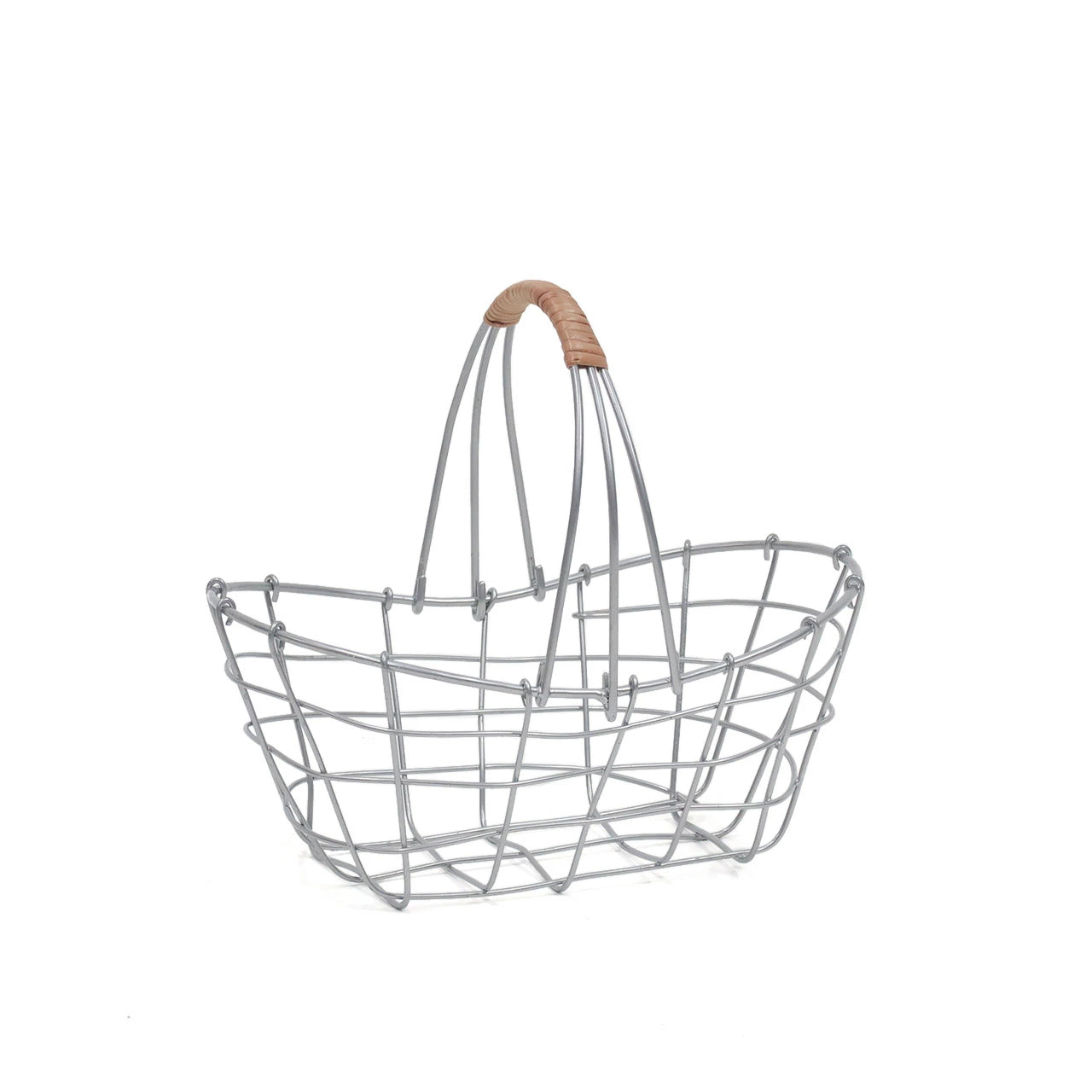 Wire Oval One Handle Basket