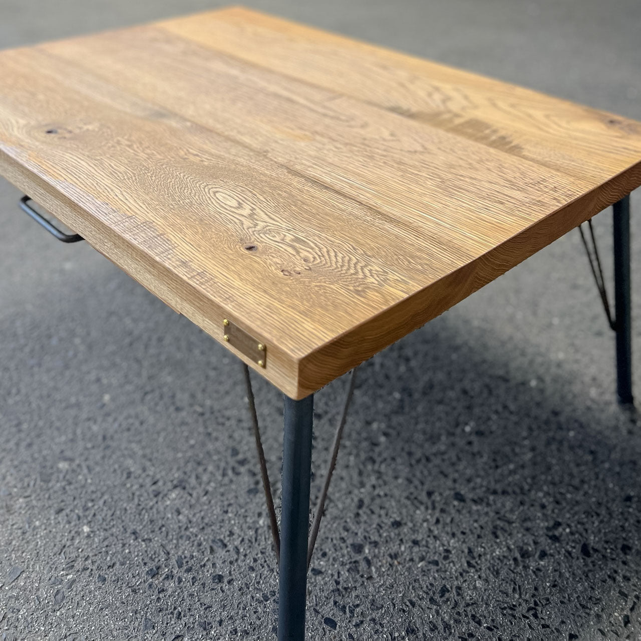 【リメイクアウトレット品】Remake Oak Drawer Low Desk
