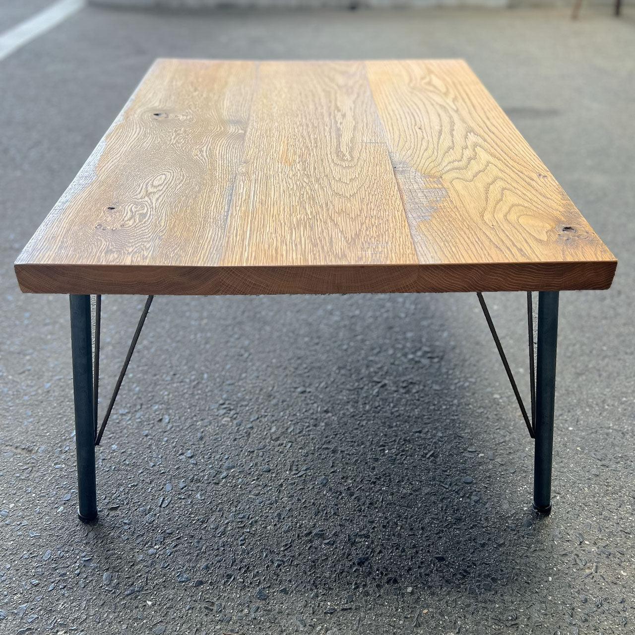 【リメイクアウトレット品】Remake Oak Drawer Low Desk