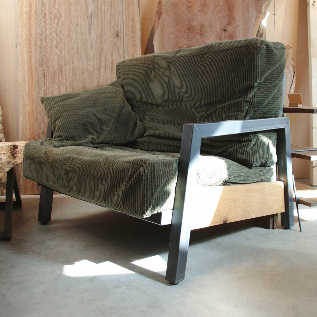 アウトレット 無垢アイアンソファ