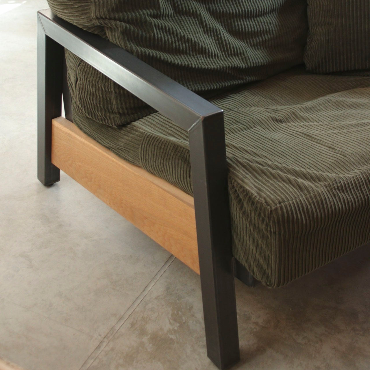 アウトレット 無垢アイアンソファ