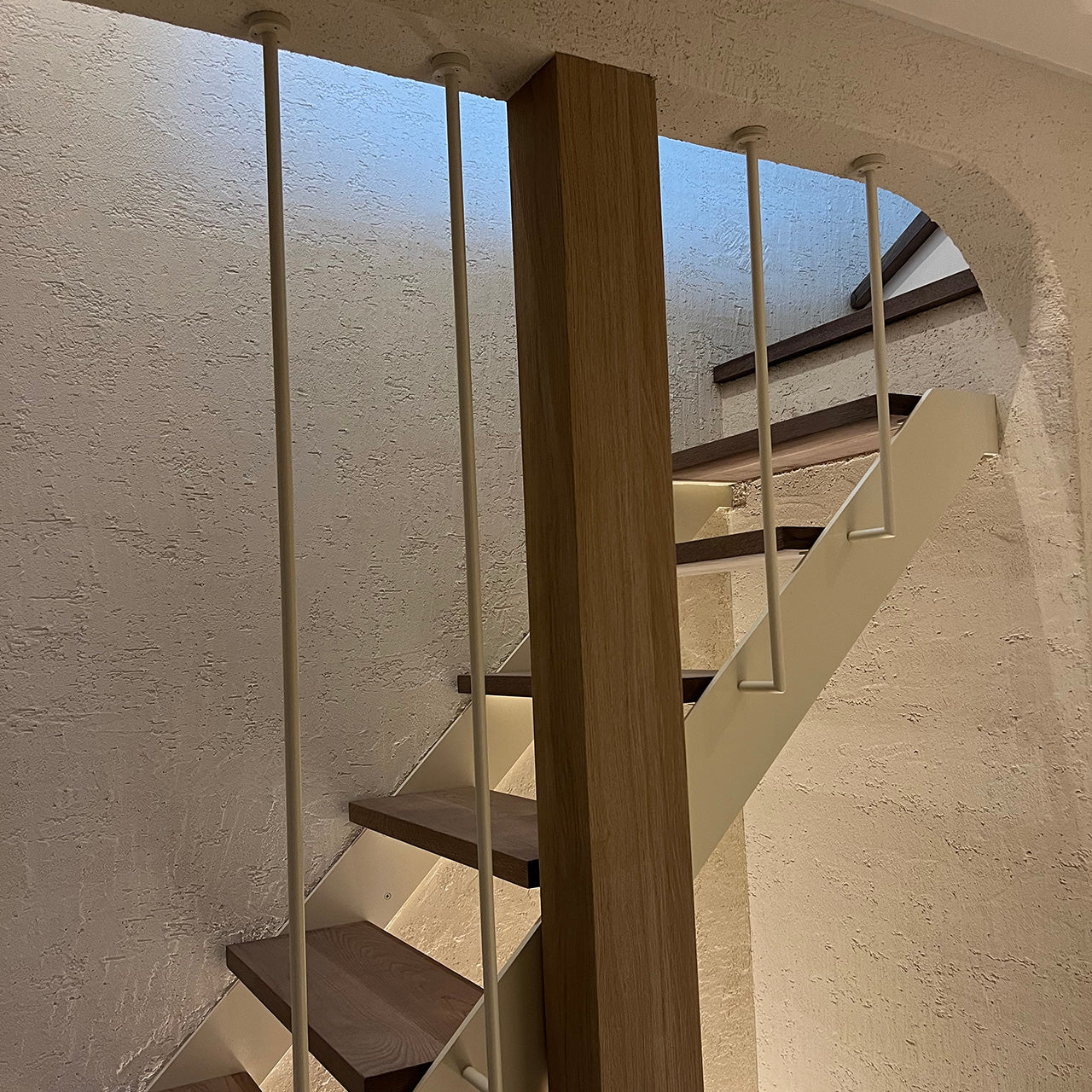 Iron Stairs & Iron Handrail