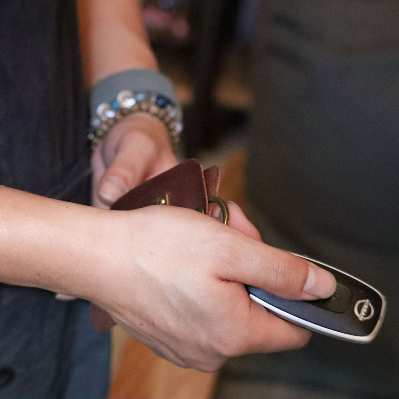 Leather Smart Key Case