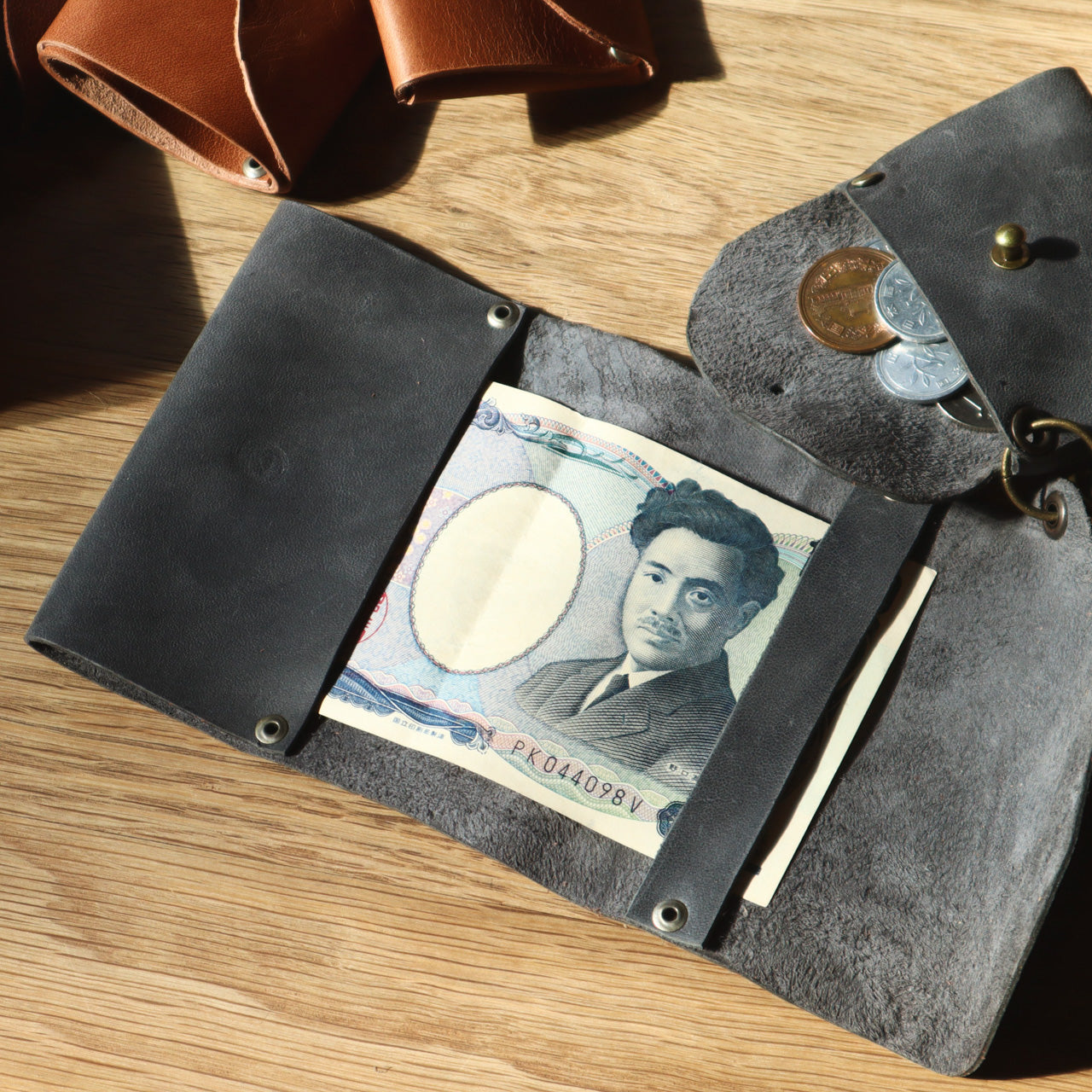 Leather Hang Coin case & Wallet