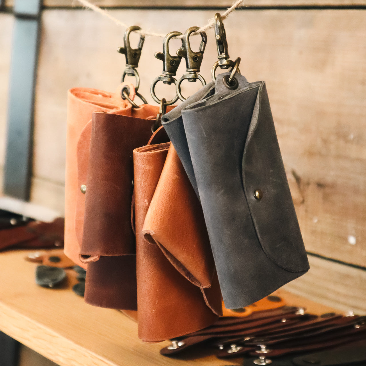 Leather Hang Coin case & Wallet