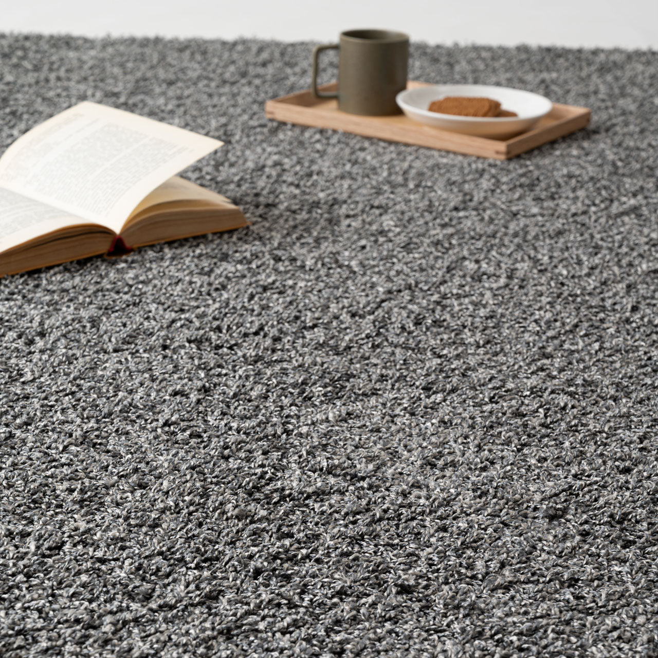 Square W Rug ラグマット 190×190 スクエアラグ  ラグ ショートシャギー ポリエステル 防ダニ・抗菌防臭・防炎機能 ホットカーペット 床暖房 インテリア インテリア雑貨