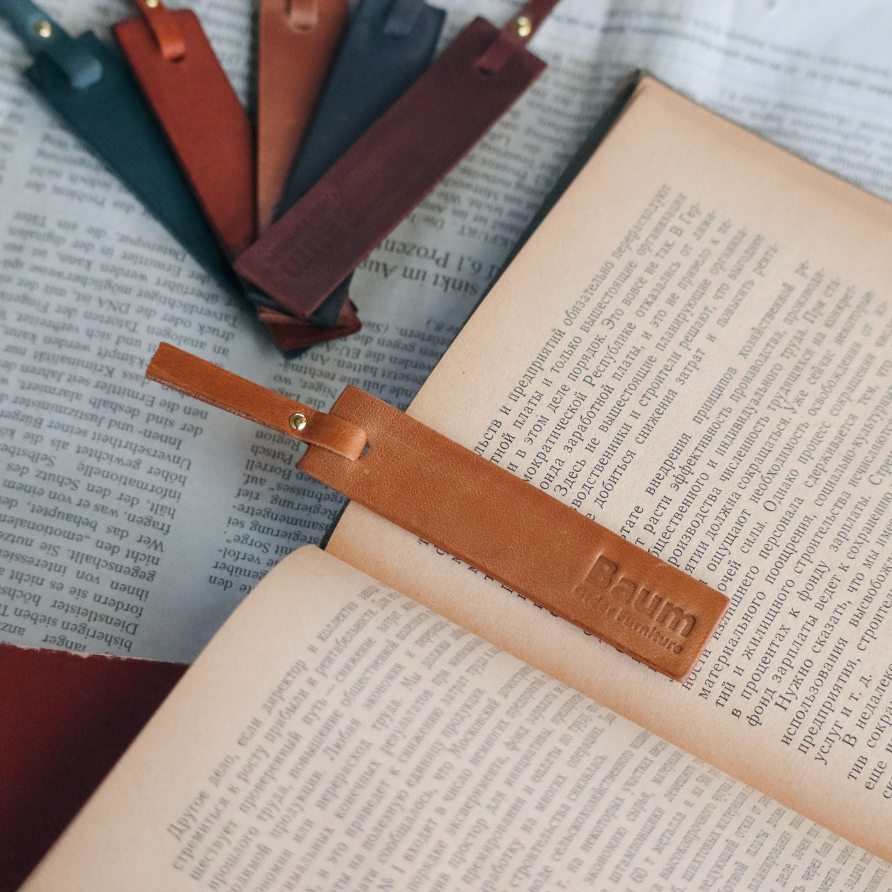 Leather Bookmark
