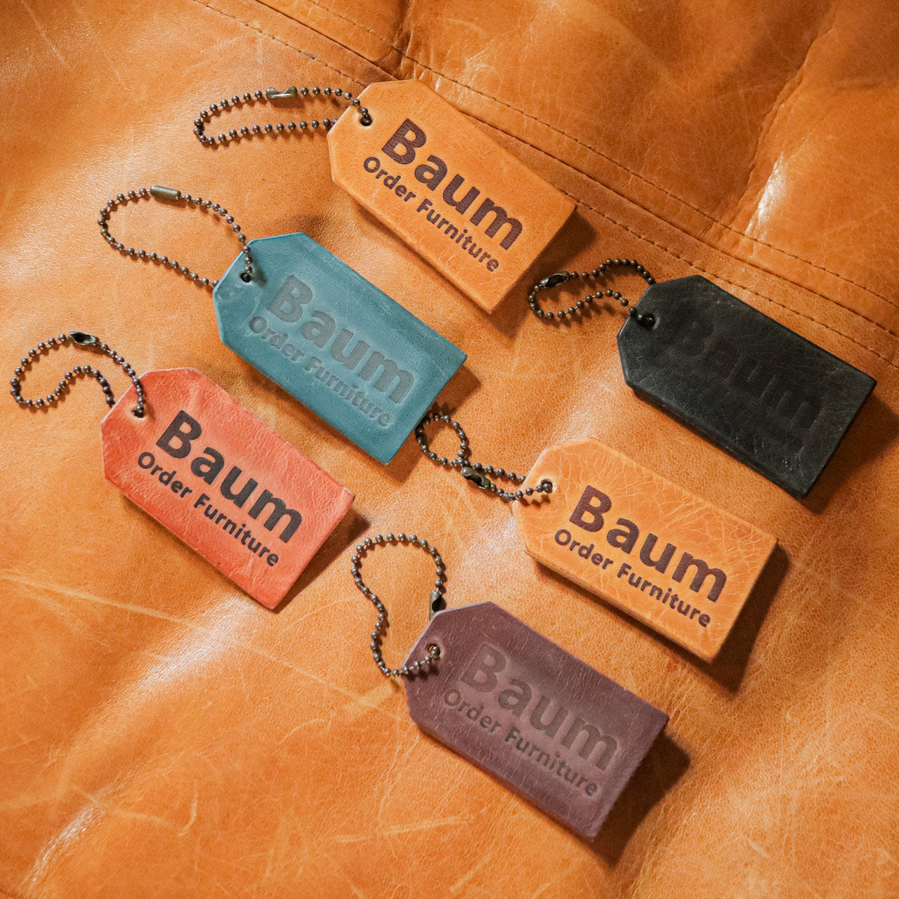 Leather Tag Cushion
