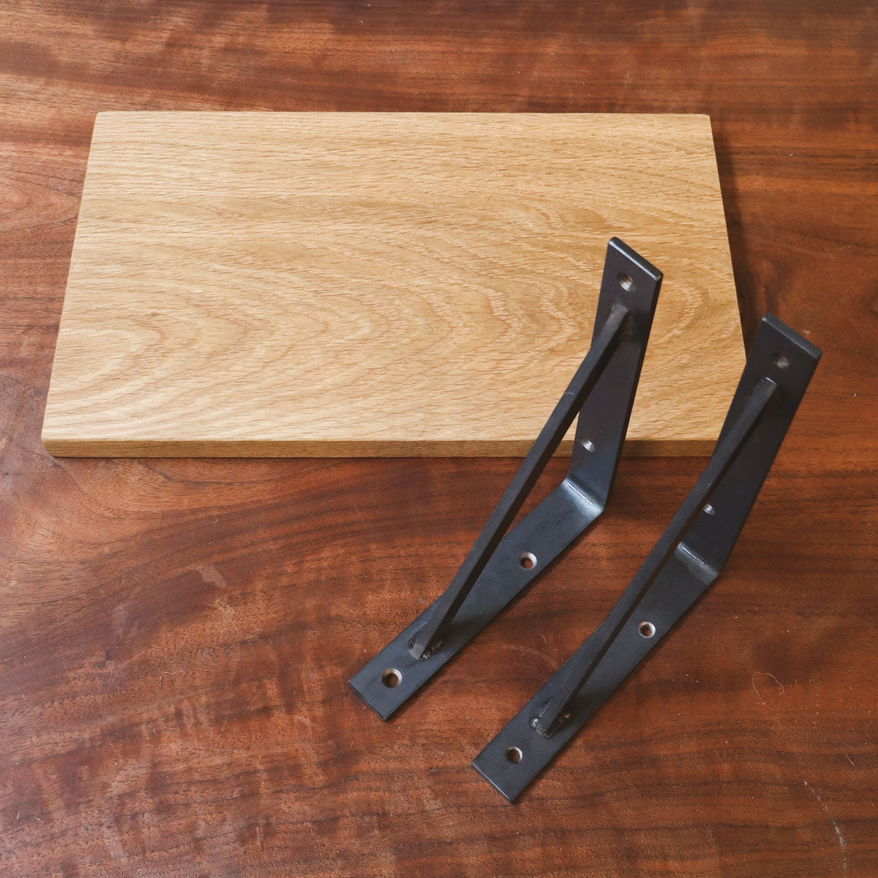 Lブラケット [セット品/ブラケット2本+棚板1枚] | オーダーメイドの