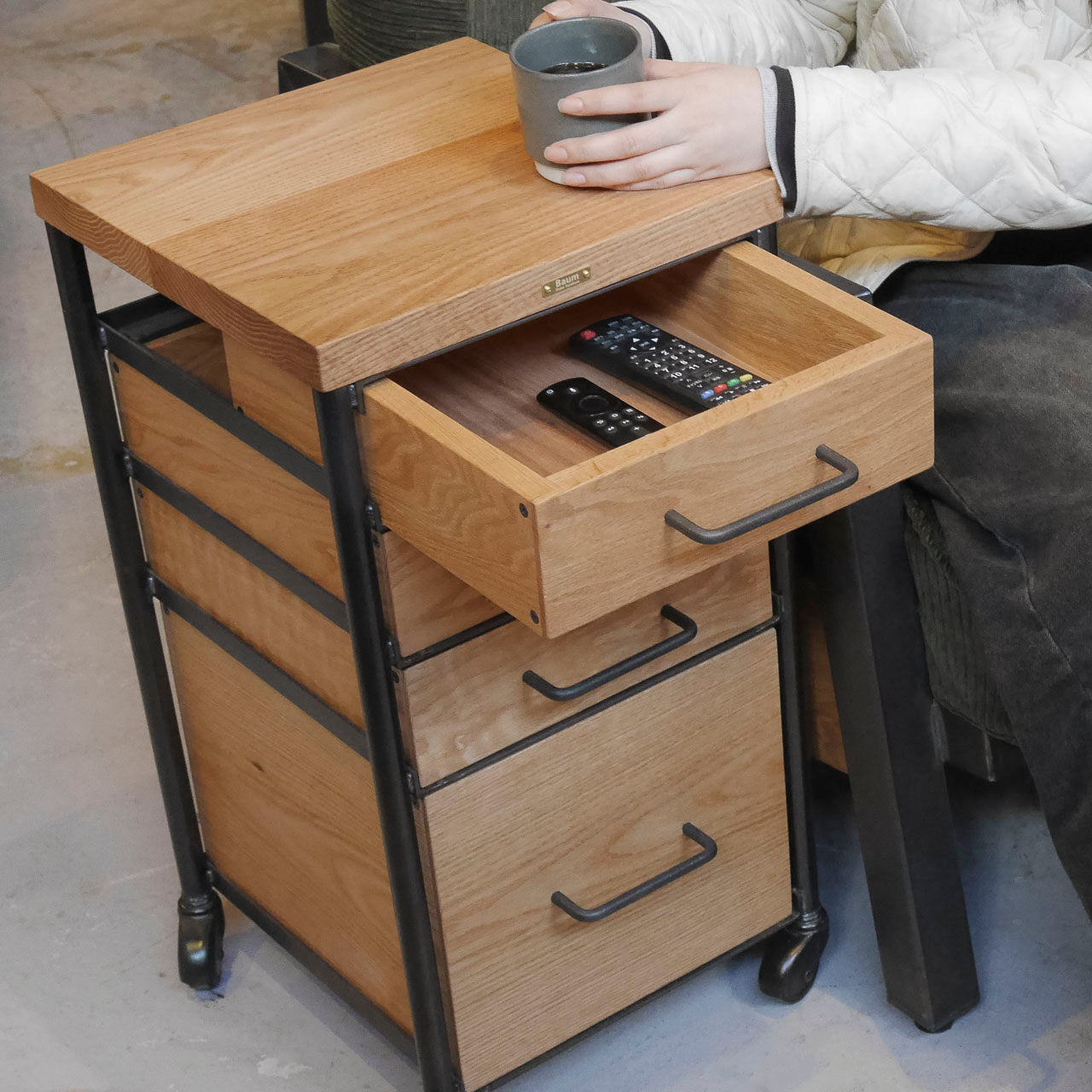 Oak Drawer Chest