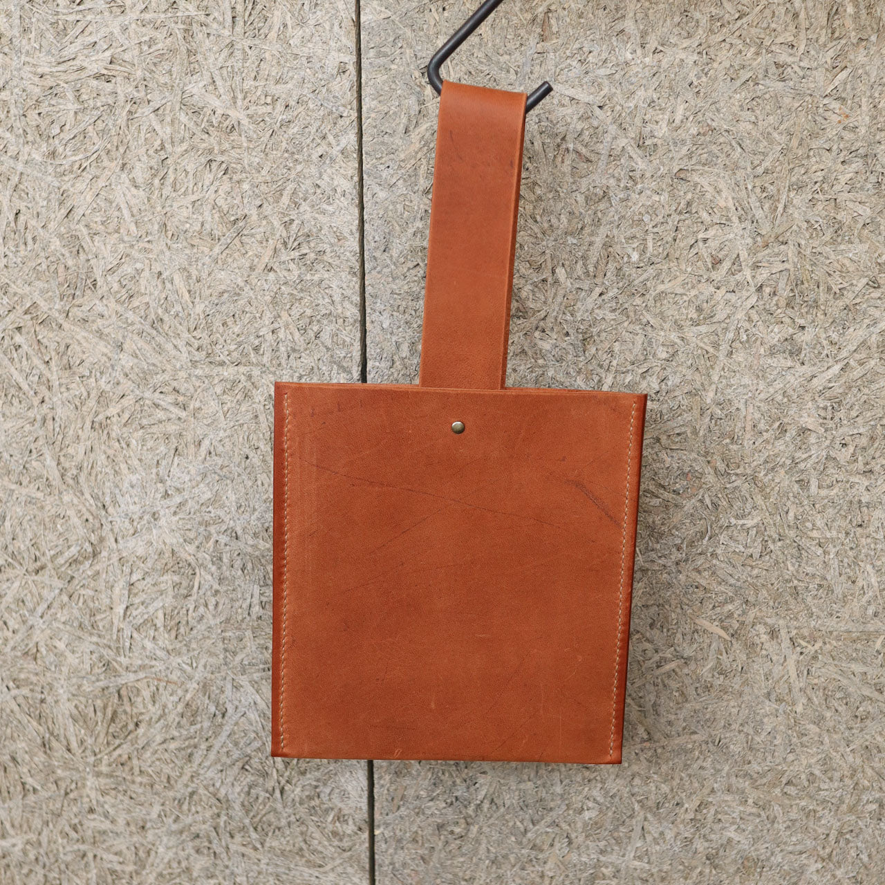 Leather One Handle Bag