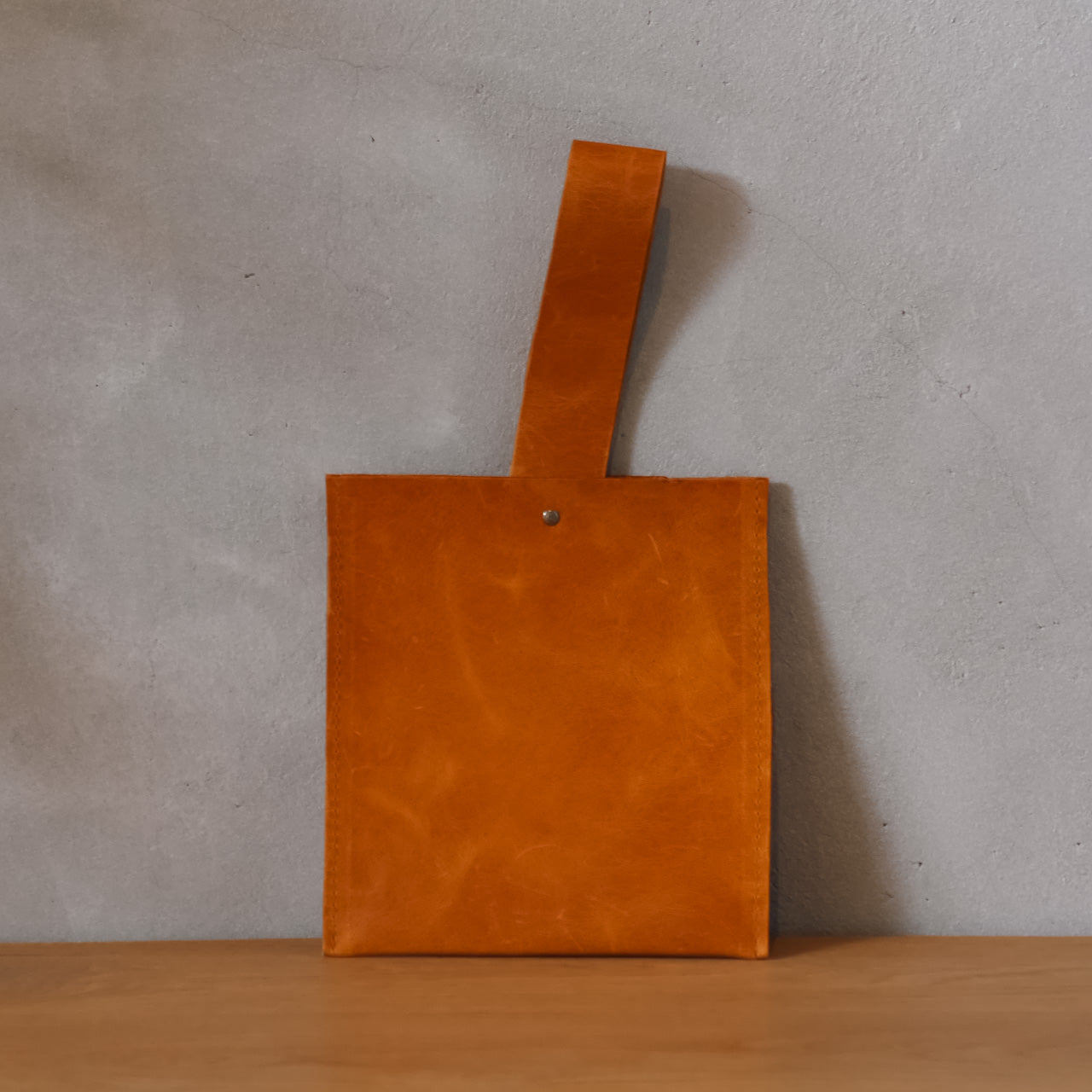 Leather One Handle Bag