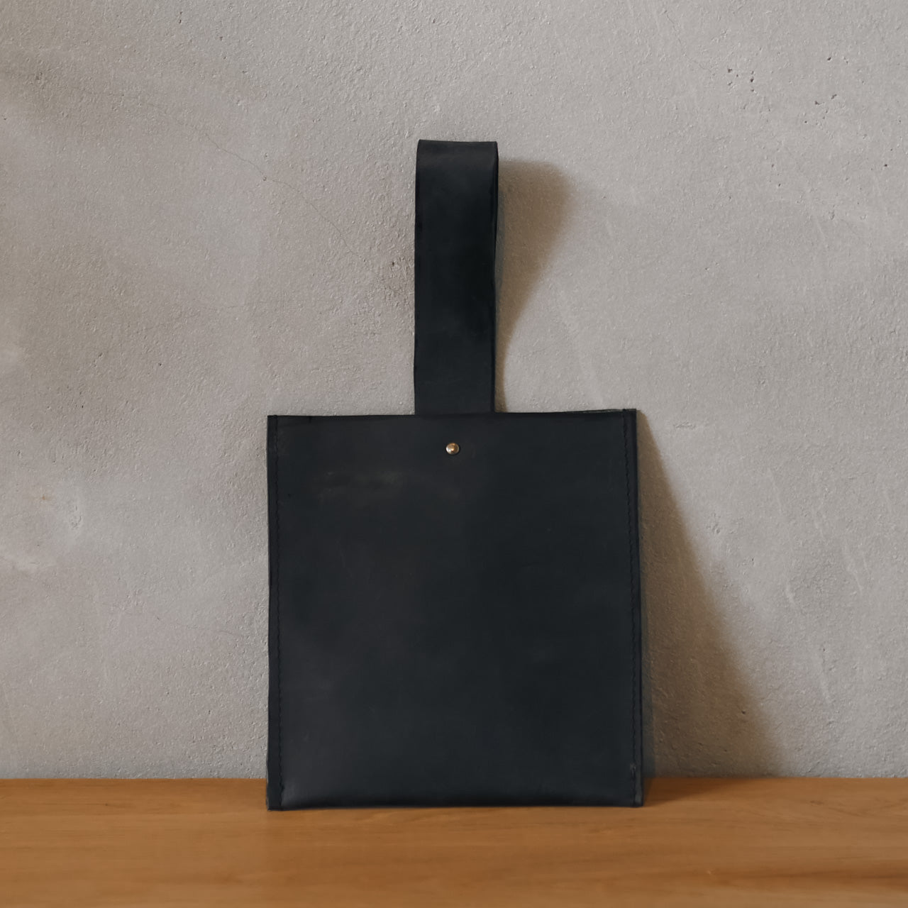 Leather One Handle Bag