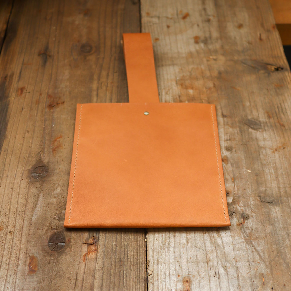 Leather One Handle Bag