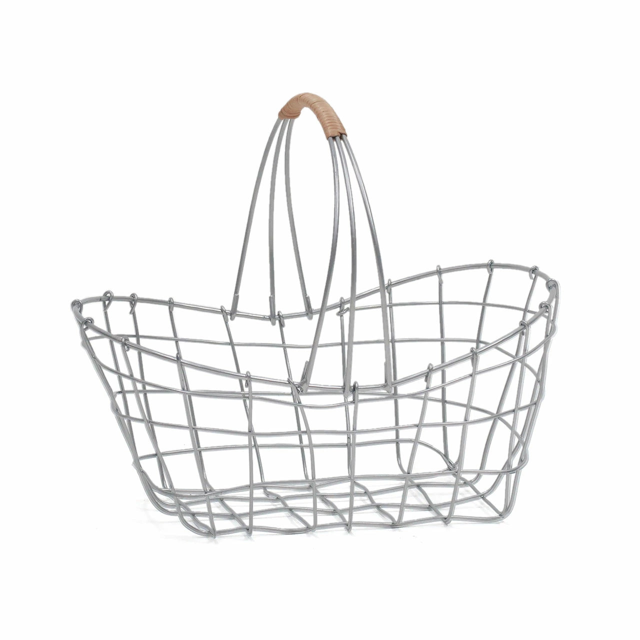 Wire Oval One Handle Basket